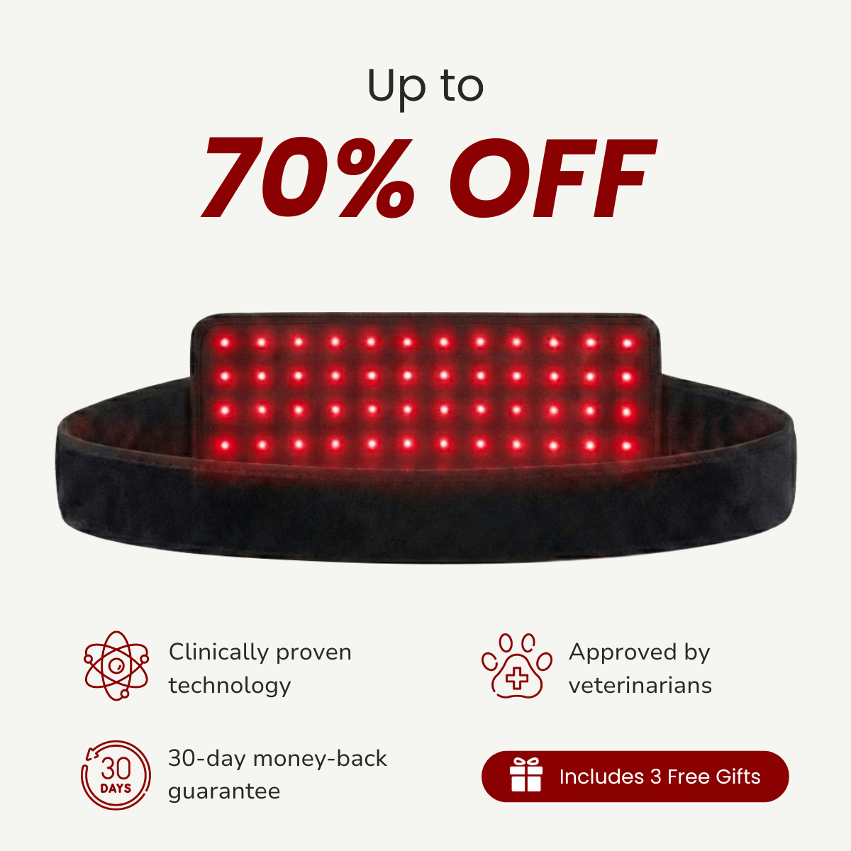 RevoPet™ | Red & Near - Infrared Light Therapy Pad - RevoPet