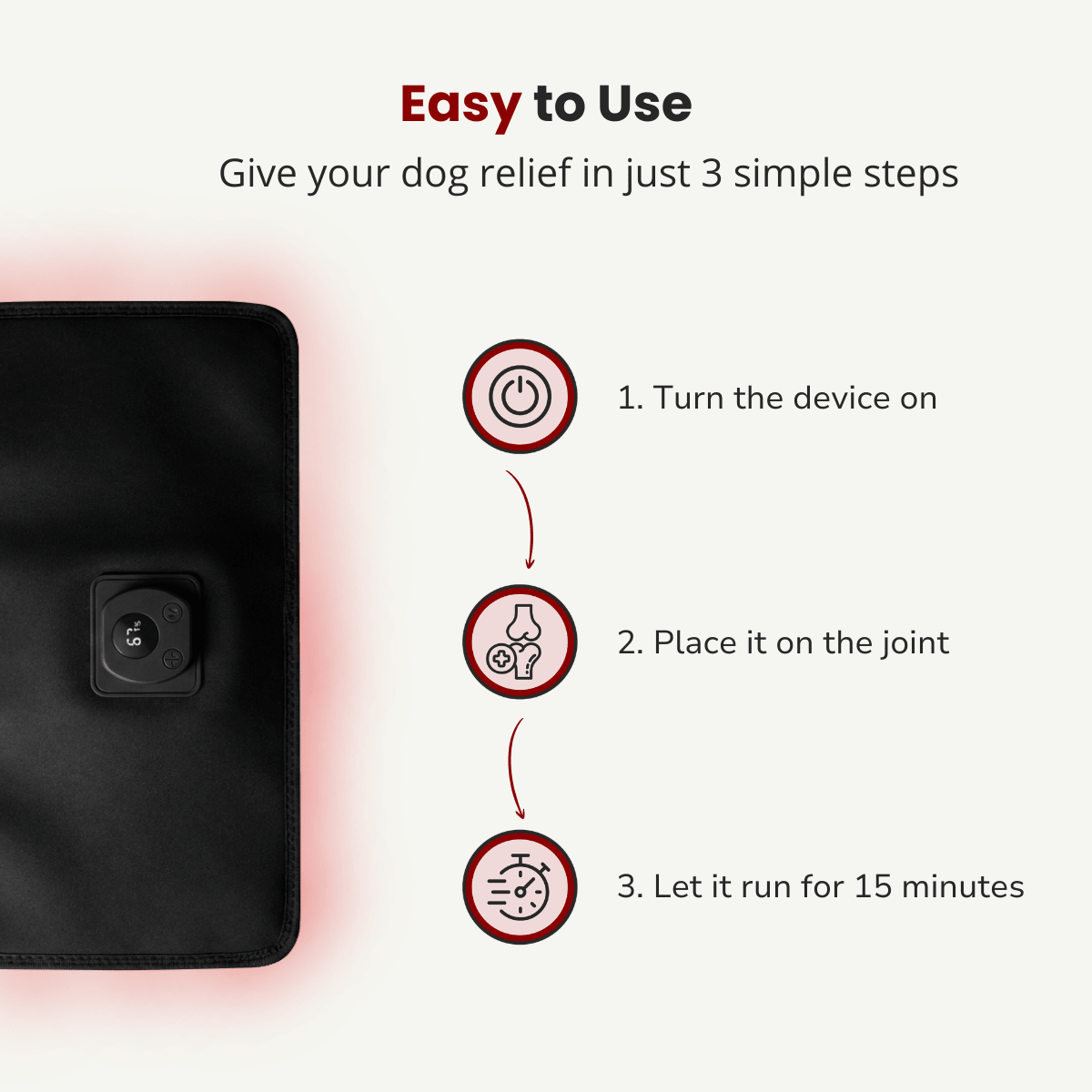 RevoPet™ | Red & Near - Infrared Light Therapy Pad - RevoPet
